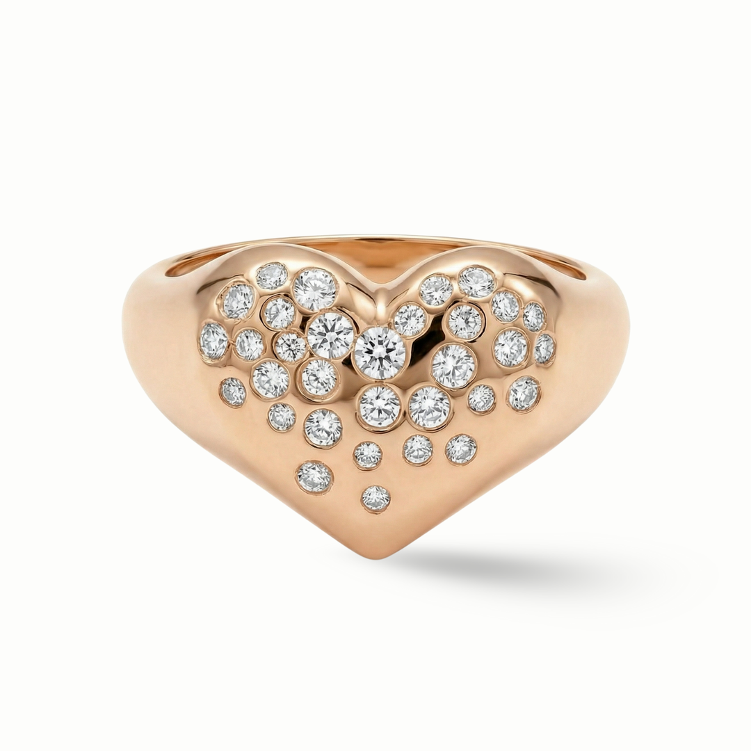 Luxury edit Dazzle Heart Ring