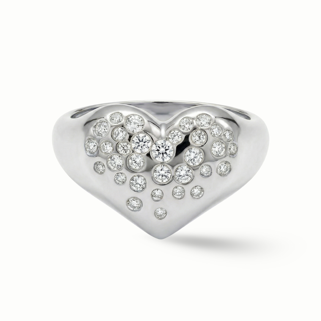 Luxury edit Dazzle Heart Ring