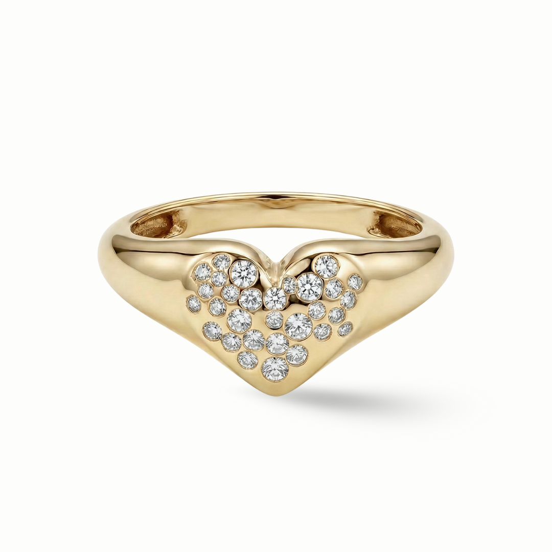 Luxury edit Dazzle Heart Ring