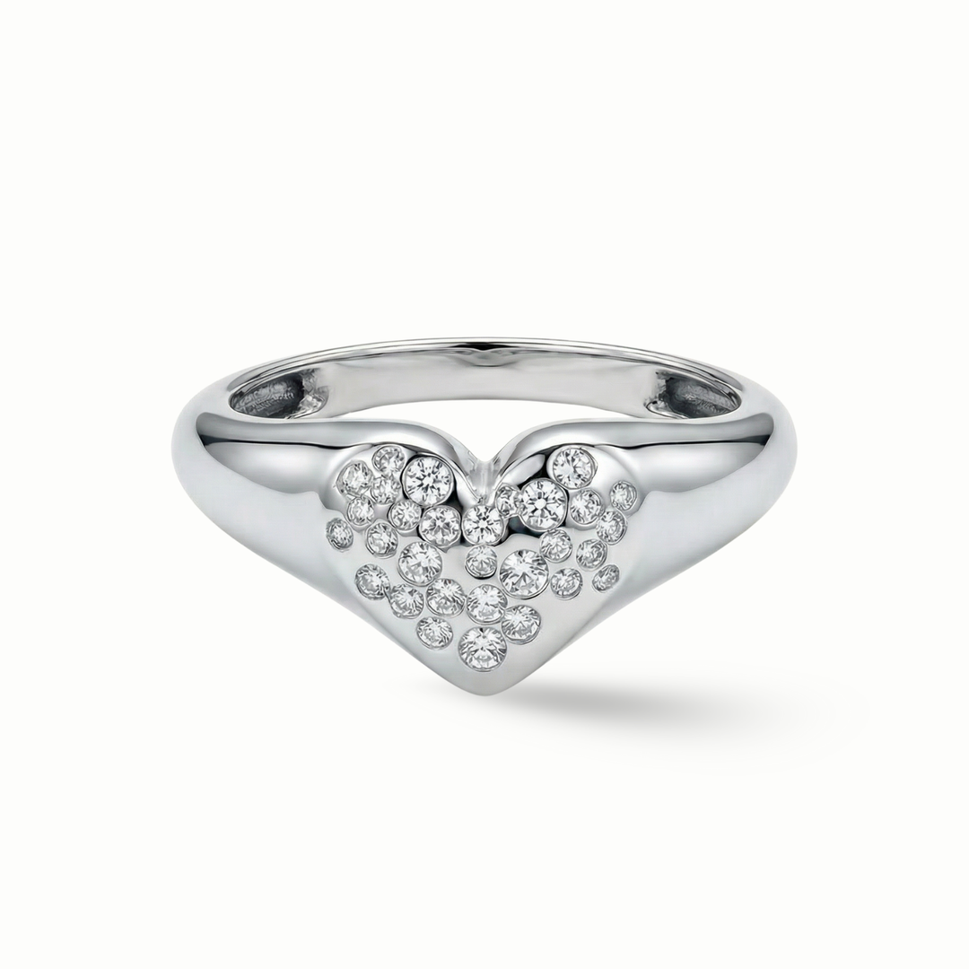 Luxury edit Dazzle Heart Ring