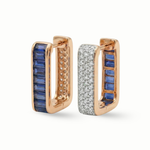 Load image into Gallery viewer, The Flipside Diamond Huggies