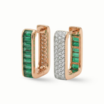 Load image into Gallery viewer, The Flipside Diamond Huggies