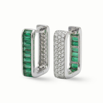 Load image into Gallery viewer, The Flipside Diamond Huggies