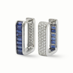 Load image into Gallery viewer, The Flipside Diamond Huggies