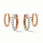 Load image into Gallery viewer, Illusion Diamond Huggies