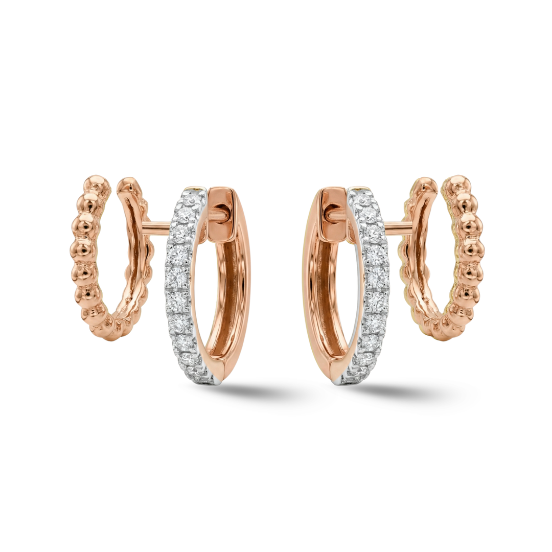 Illusion Diamond Huggies