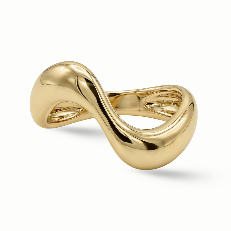 Luxury edit Wave Ring