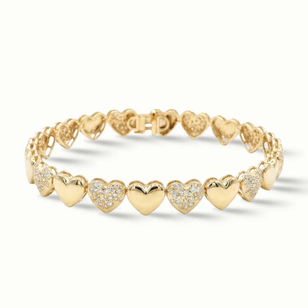 Luxury edit Hearts Bracelet