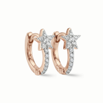 Load image into Gallery viewer, Timeless essentials Star Diamond Huggies