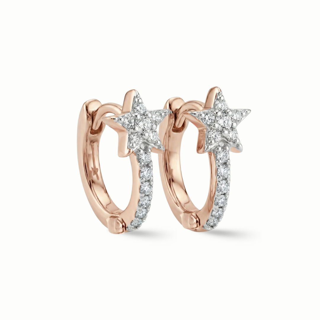 Timeless essentials Star Diamond Huggies