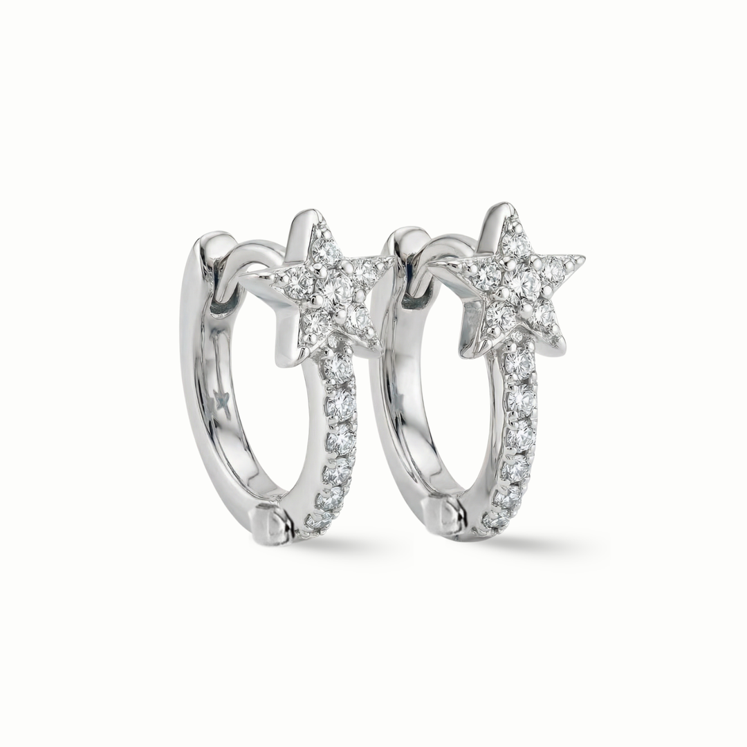 Timeless essentials Star Diamond Huggies