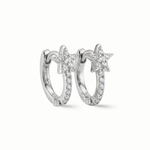 Load image into Gallery viewer, Timeless essentials Star Diamond Huggies