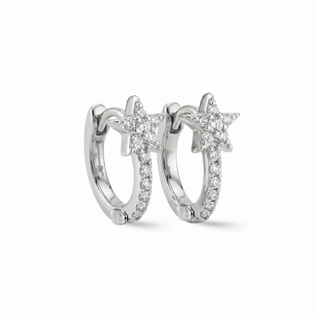 Timeless essentials Star Diamond Huggies