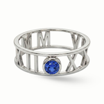 Load image into Gallery viewer, Zeeana Roman Number Date Ring