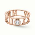Load image into Gallery viewer, Zeeana Roman Number Date Ring