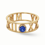Load image into Gallery viewer, Zeeana Roman Number Date Ring