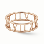 Load image into Gallery viewer, Zeeana Roman Number Date Ring