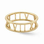 Load image into Gallery viewer, Zeeana Roman Number Date Ring
