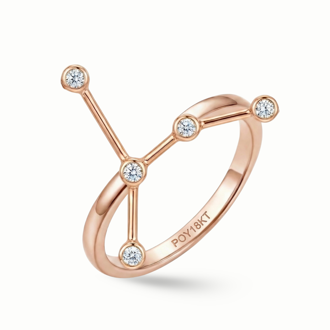 Zodiac Constellation Ring