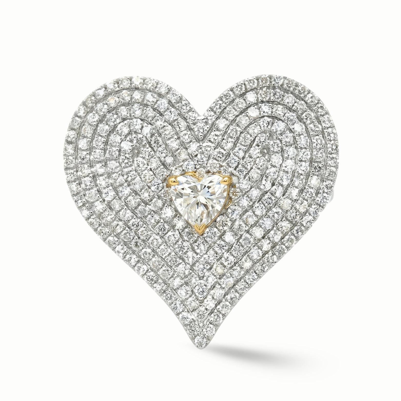 Amara Statement Heart Ring