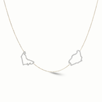 Load image into Gallery viewer, World Roots Necklace (Personalize with Any Countries)