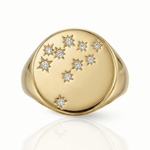 Load image into Gallery viewer, Zodiac Constellations Pinky Signet Ring