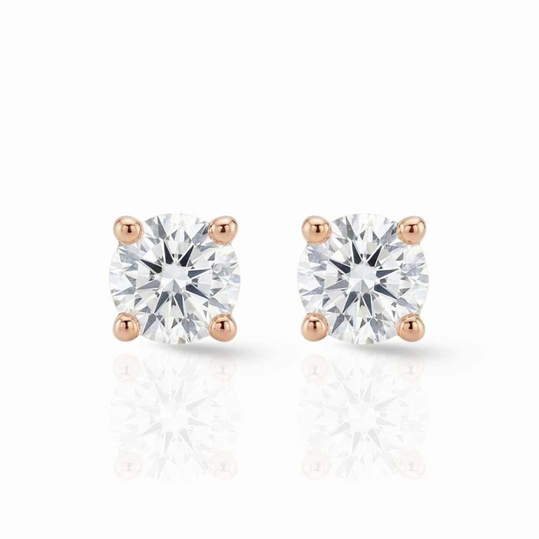 Drops of Radiance Solitaire Earrings
