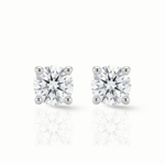 Load image into Gallery viewer, Drops of Radiance Solitaire Earrings