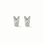 Load image into Gallery viewer, Amira Bunny Diamond Earrings