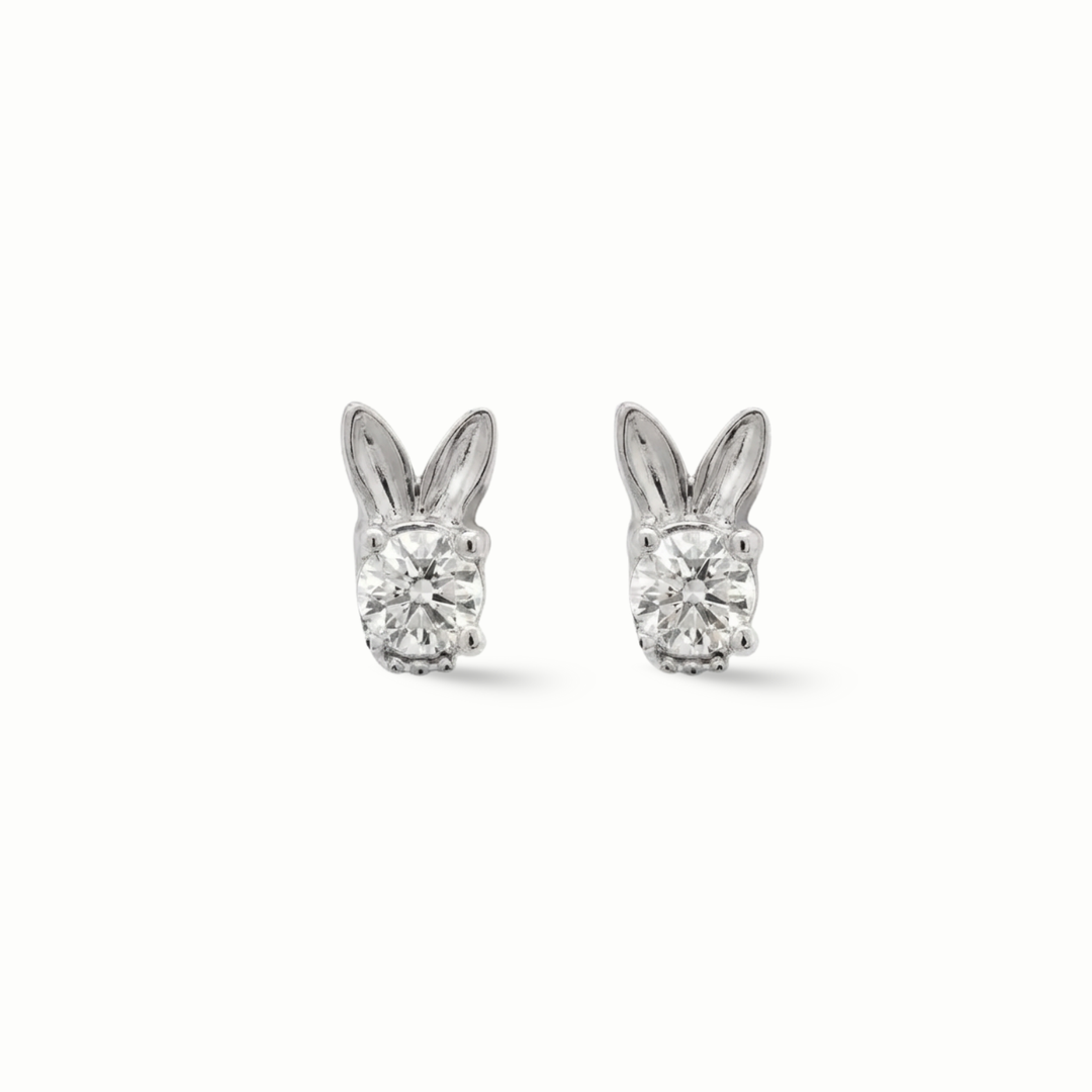 Amira Bunny Diamond Earrings