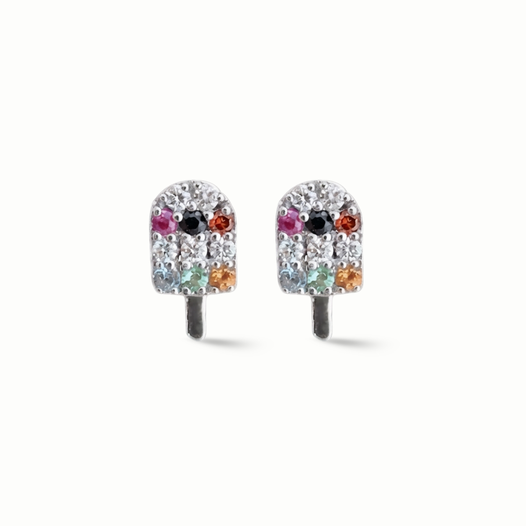 Amira Ice Lolly Diamond Earrings