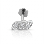 Load image into Gallery viewer, Drops of Radiance Three Marquise Piercing
