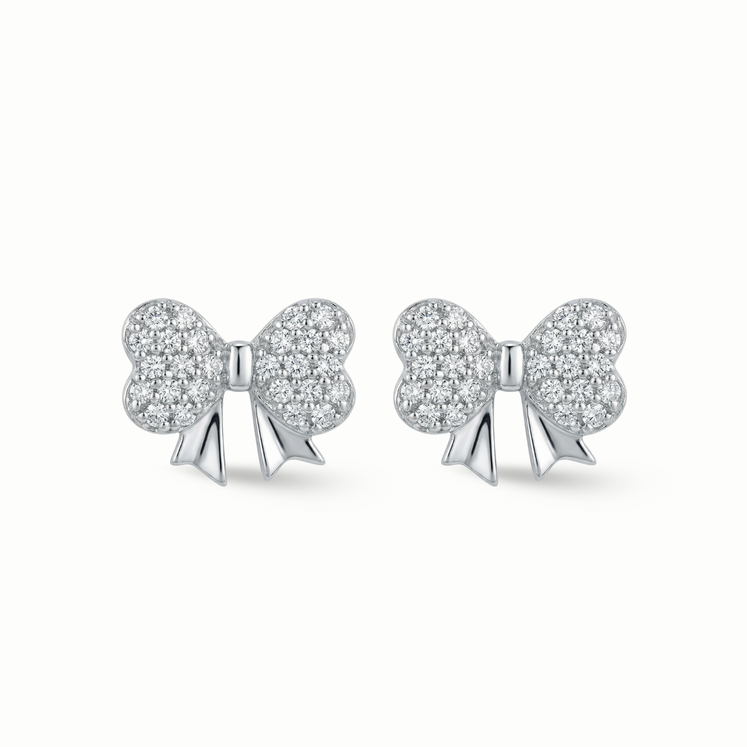 Amira Bow Diamond Earrings