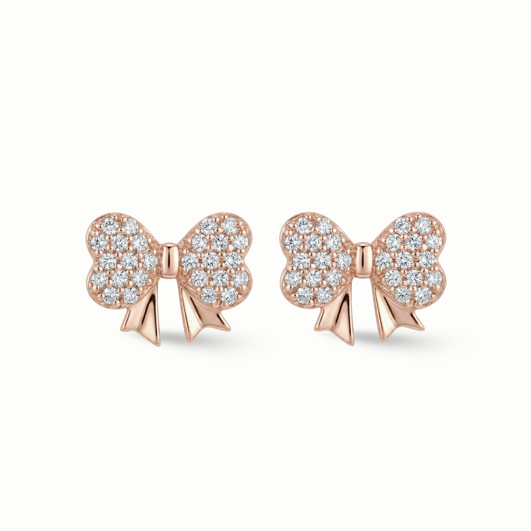 Amira Bow Diamond Earrings