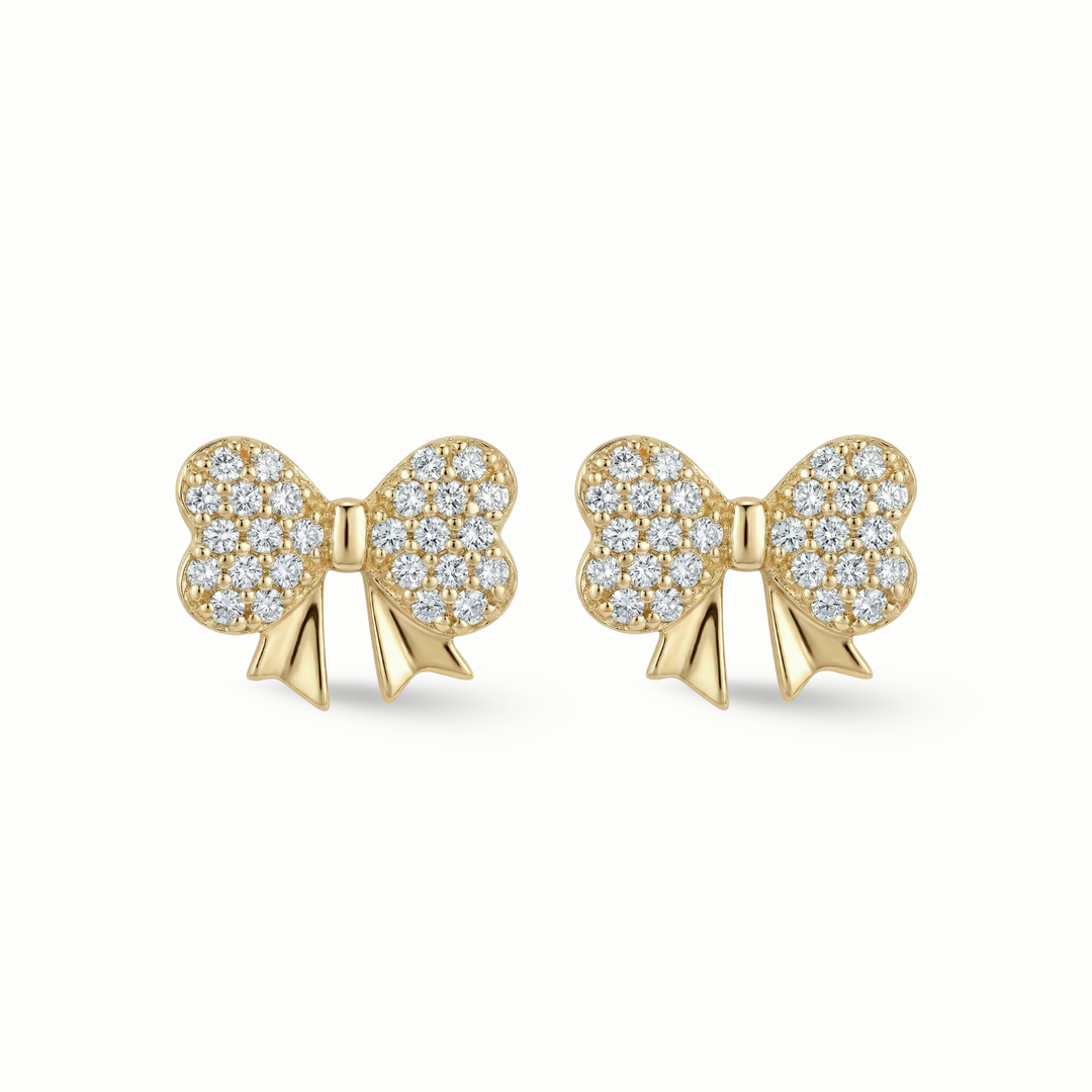 Amira Bow Diamond Earrings