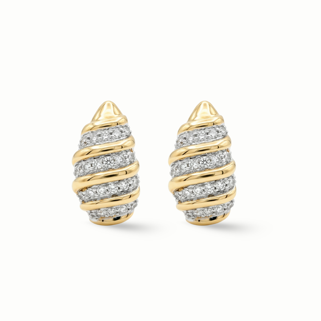 Diamond Twist Huggies