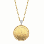 Load image into Gallery viewer, Roots Dirham Coin Necklace