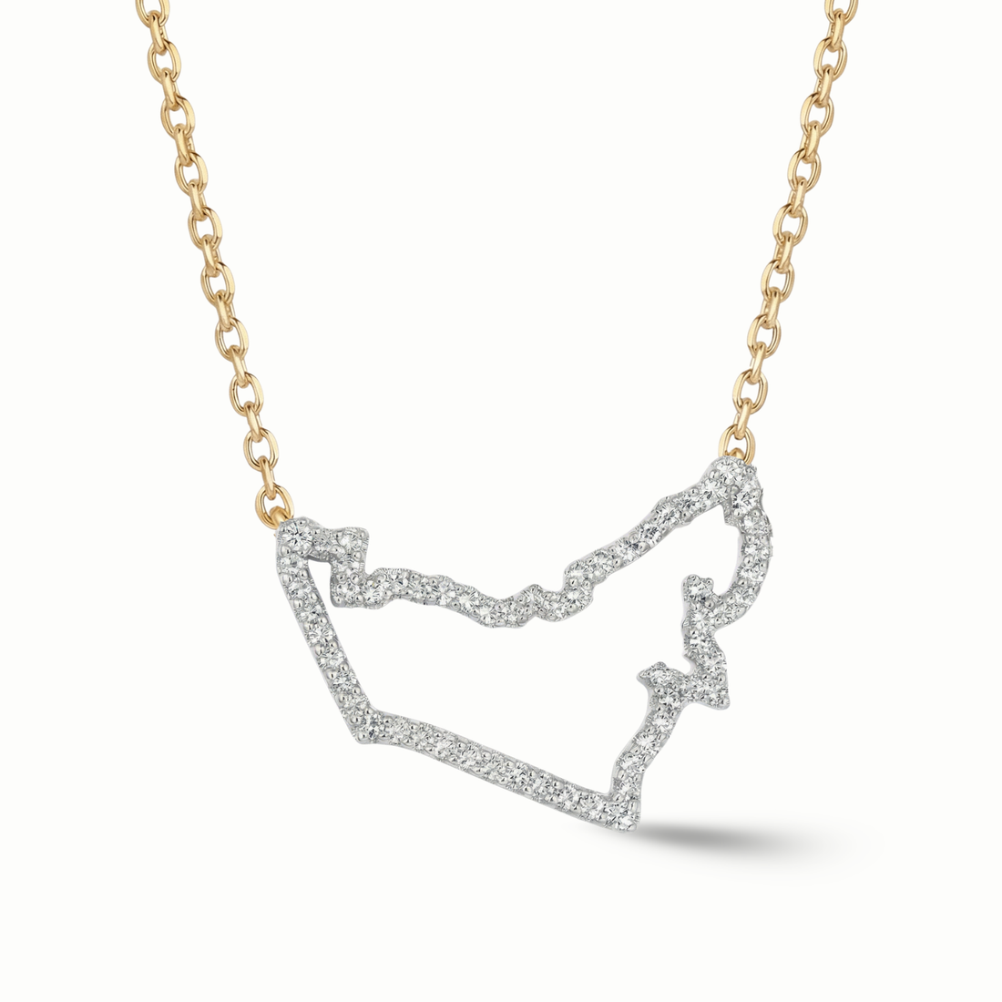 UAE Heritage Outline Necklace