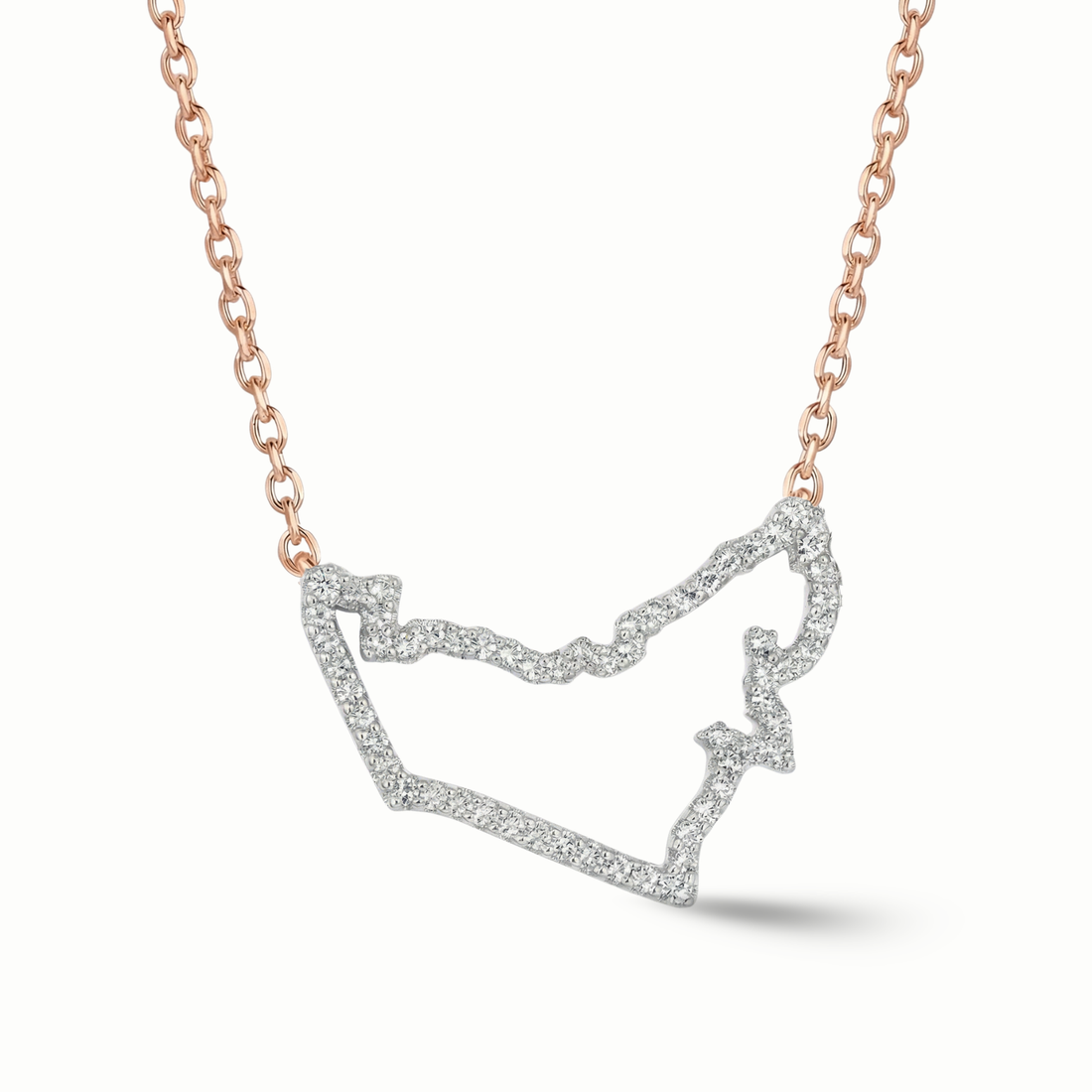UAE Heritage Outline Necklace