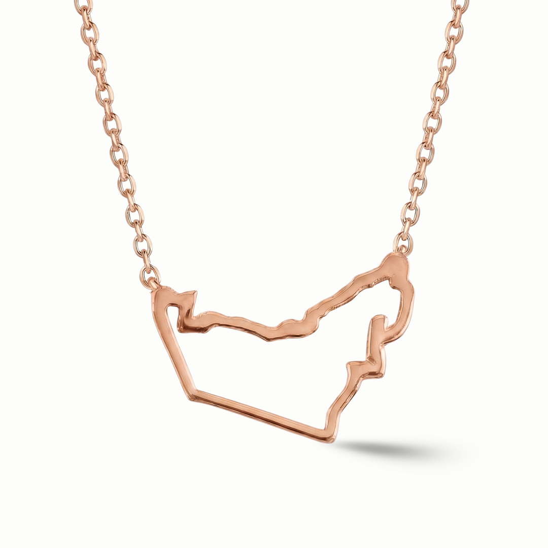 UAE Heritage Outline Necklace