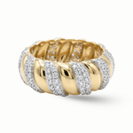 Load image into Gallery viewer, Luxury Edit Spiral Diamond Ring
