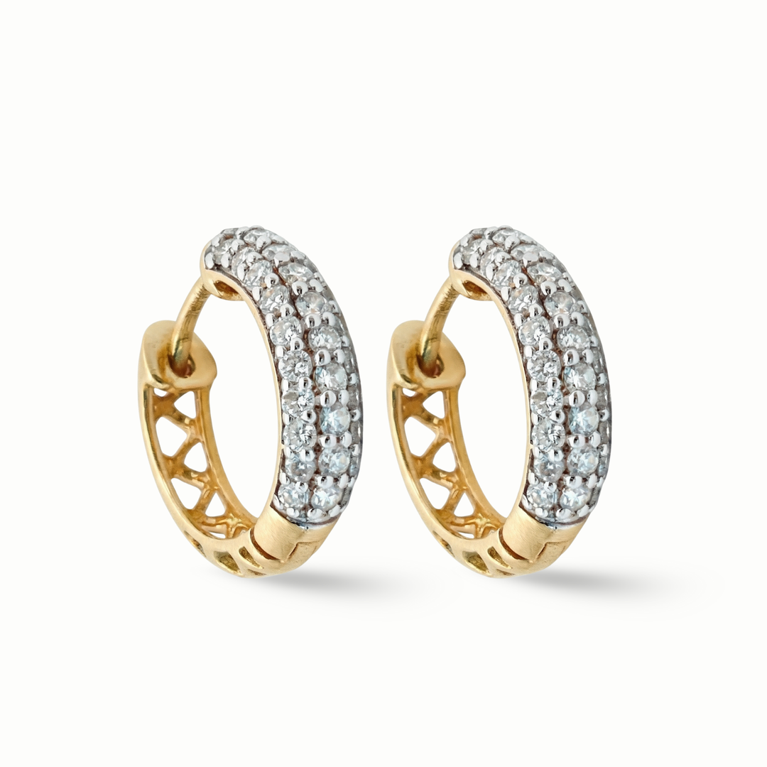 Timeless essentials Statement 3 Style Diamond Huggies