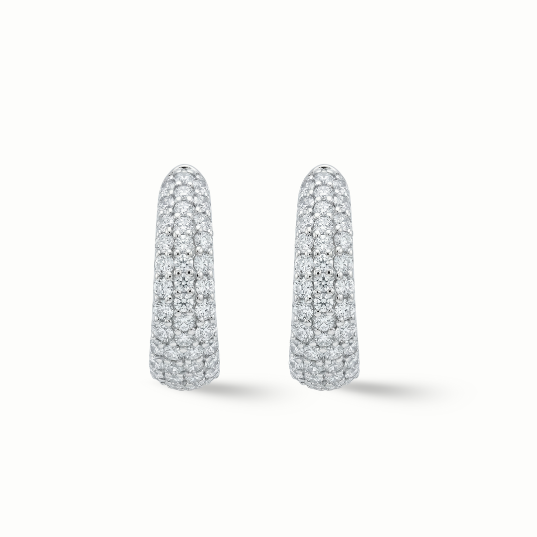 Timeless essentials Statement 3 Style Diamond Huggies