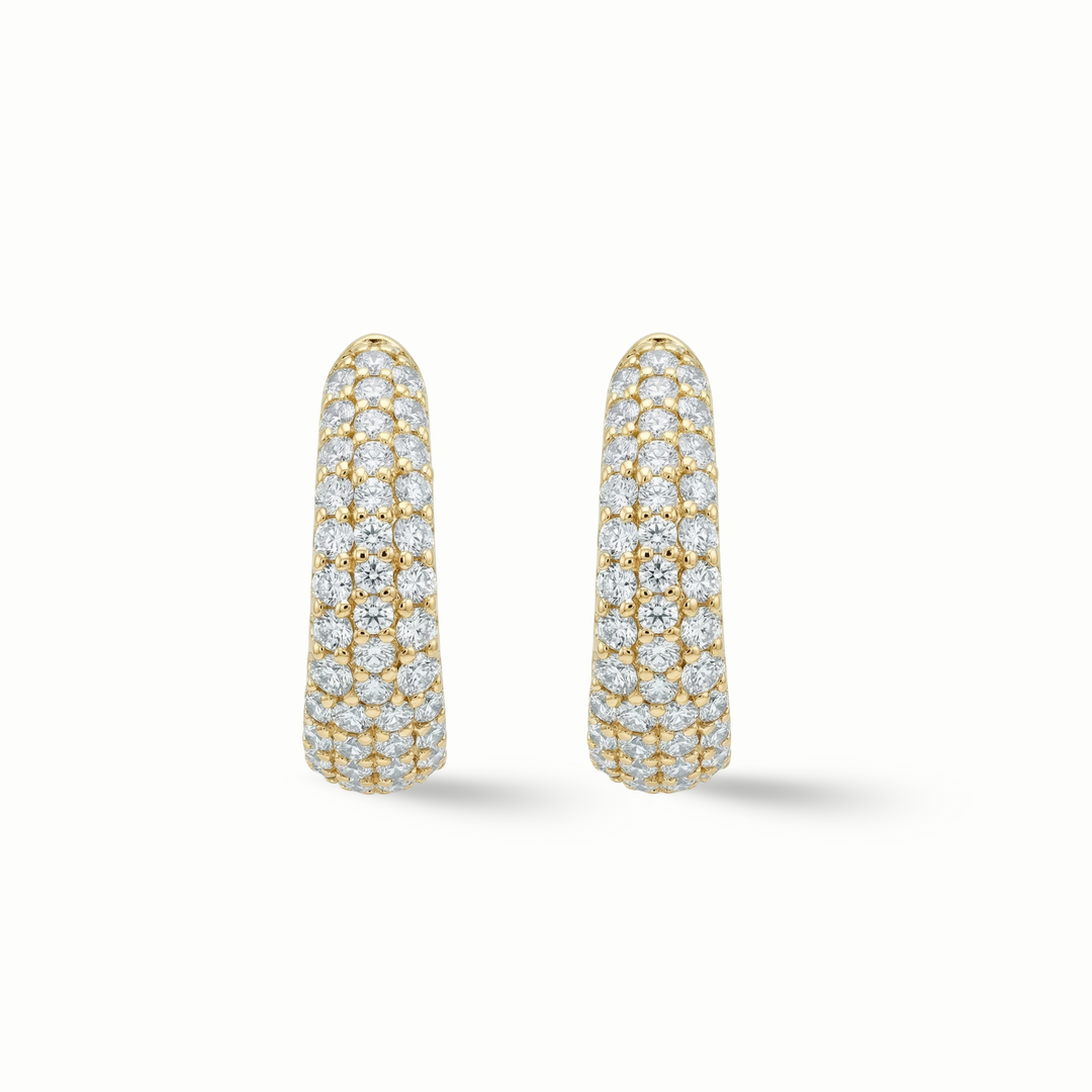 Timeless essentials Statement 3 Style Diamond Huggies