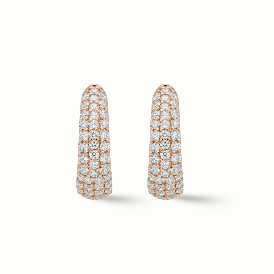 Timeless essentials Statement 3 Style Diamond Huggies