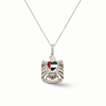 Load image into Gallery viewer, UAE Falcon Enamel Necklace