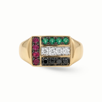 Load image into Gallery viewer, United Arab Emirates Gemstone Statement Ring