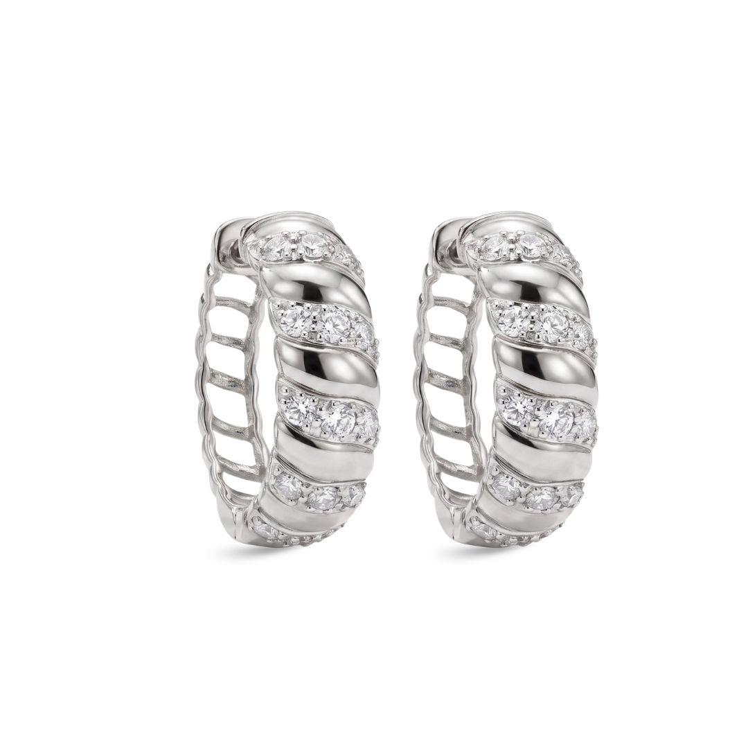 Luxury edit Spiral Diamonds Earrings