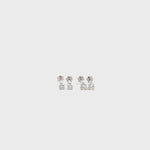 Load and play video in Gallery viewer, Drops of Radiance Solitaire Earrings
