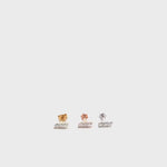 Load and play video in Gallery viewer, Drops of Radiance Three Marquise Piercing
